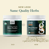 Gaia Herbs Maca Poudre, fabriqué en NC: production locale et responsable.
