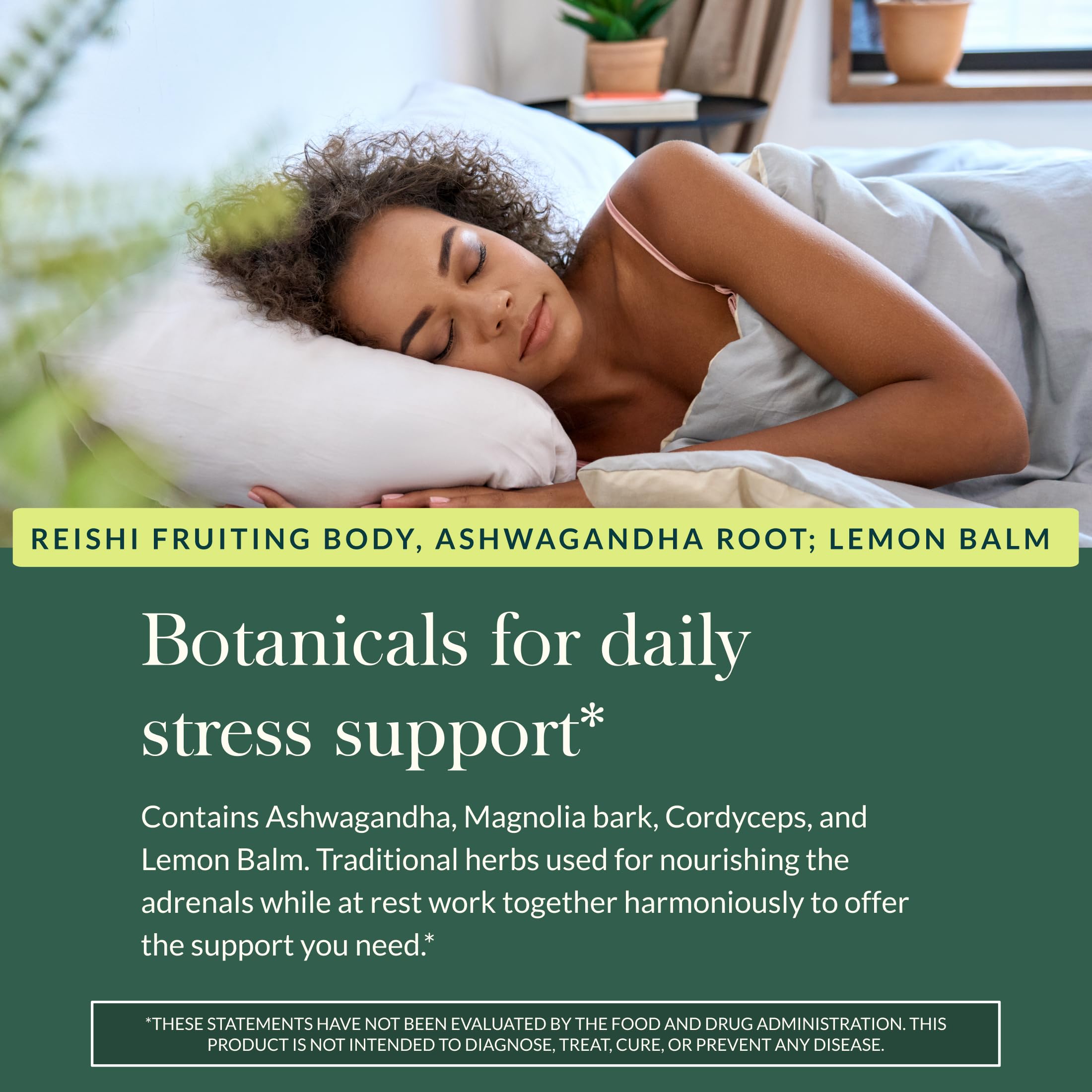Gaia Herbs Adrenal Health Nightly Restore : écorce de magnolia source fiable.