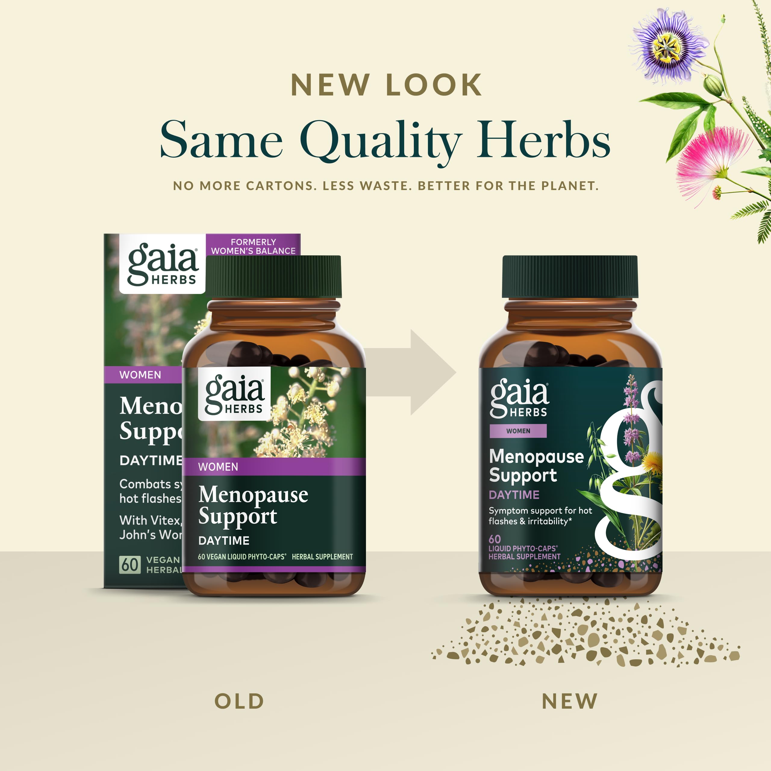 Gaia Herbs Menopause Support Daytime – dose journalière recommandée en évidence