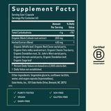 Gaia Herbs Menopause Support Daytime – étiquette claire et informative