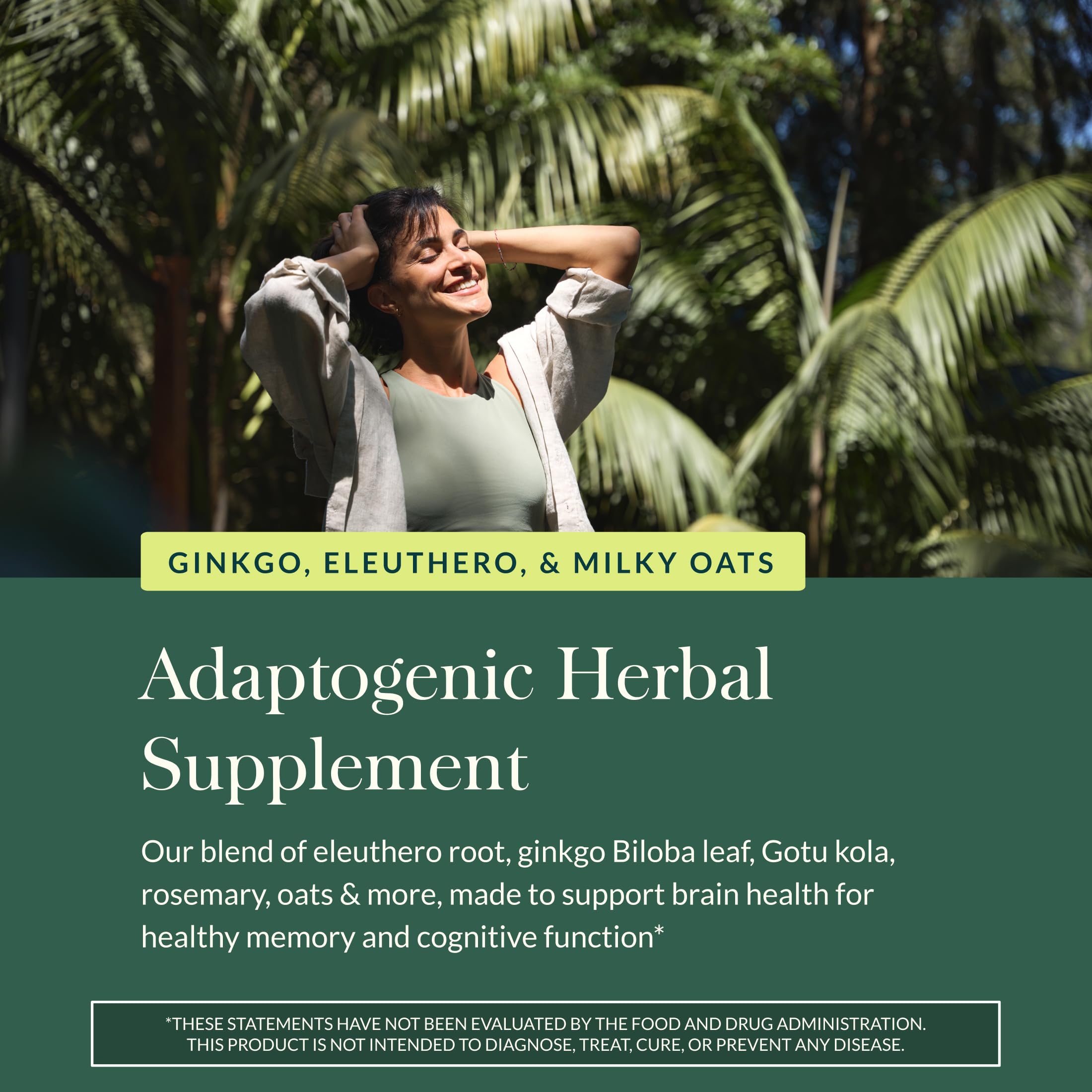 Gaia Herbs – emballage: flacon prêt à l’emploi et dosage pratique.