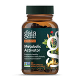 Gaia Herbs Metabolic Activator: bouteille et emballage, énergie naturelle pour le quotidien.