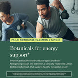 Gaia Herbs Metabolic Activator: astragale biologique et citron bioflavonoïdes en capsules.