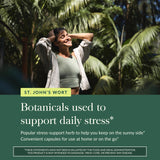 Gaia Herbs Millepertuis: capsules détaillées et dosage d'hypericines.