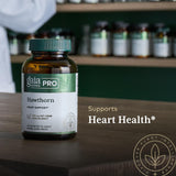 Gaia Herbs Pro Aubépine — emballage prêt à ranger sur l'étagère