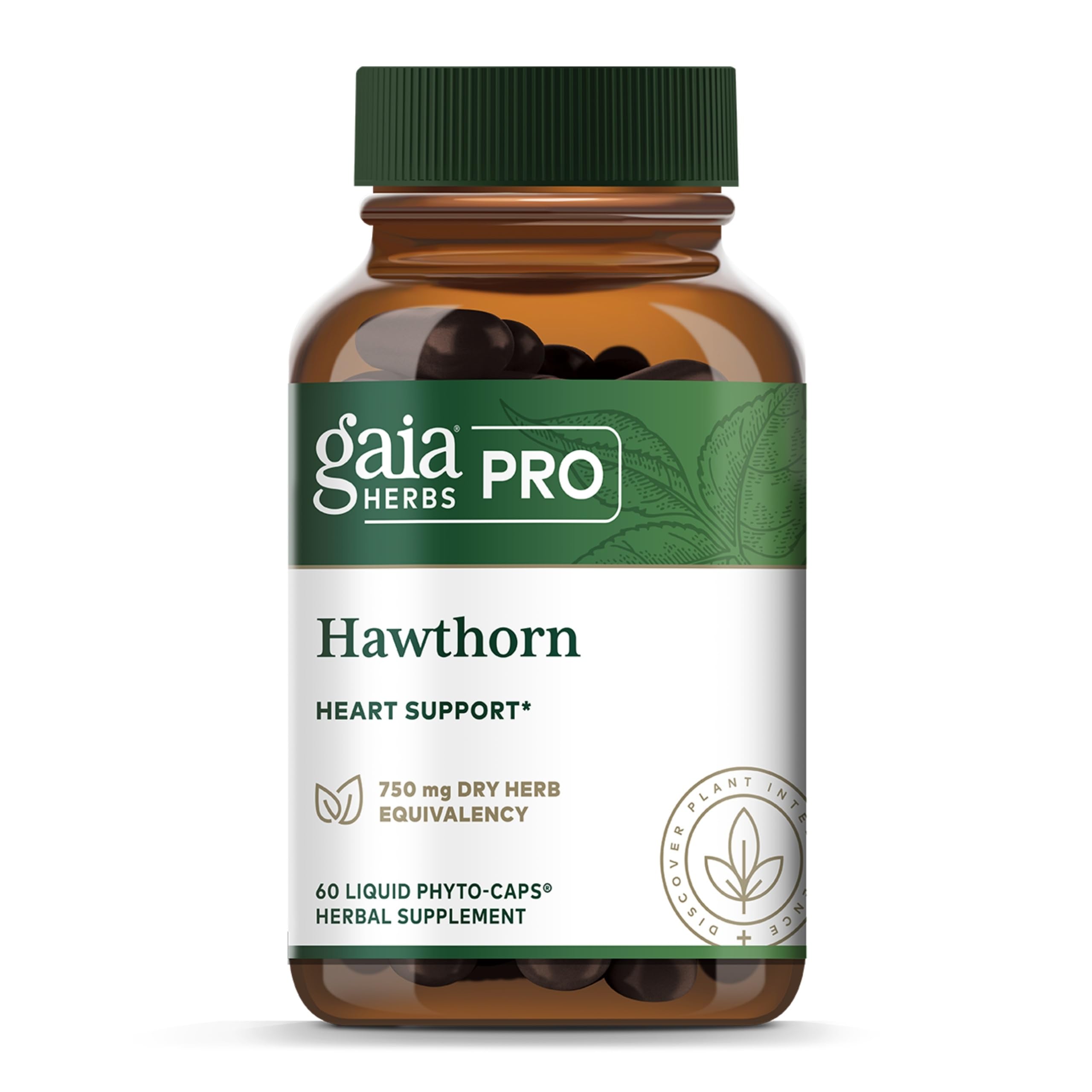 Gaia Herbs Pro Aubépine — bouteille, soutien potentiel à la circulation