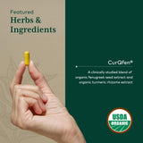 Capsules véganes Gaia Herbs PRO : texture naturelle et facile à avaler.