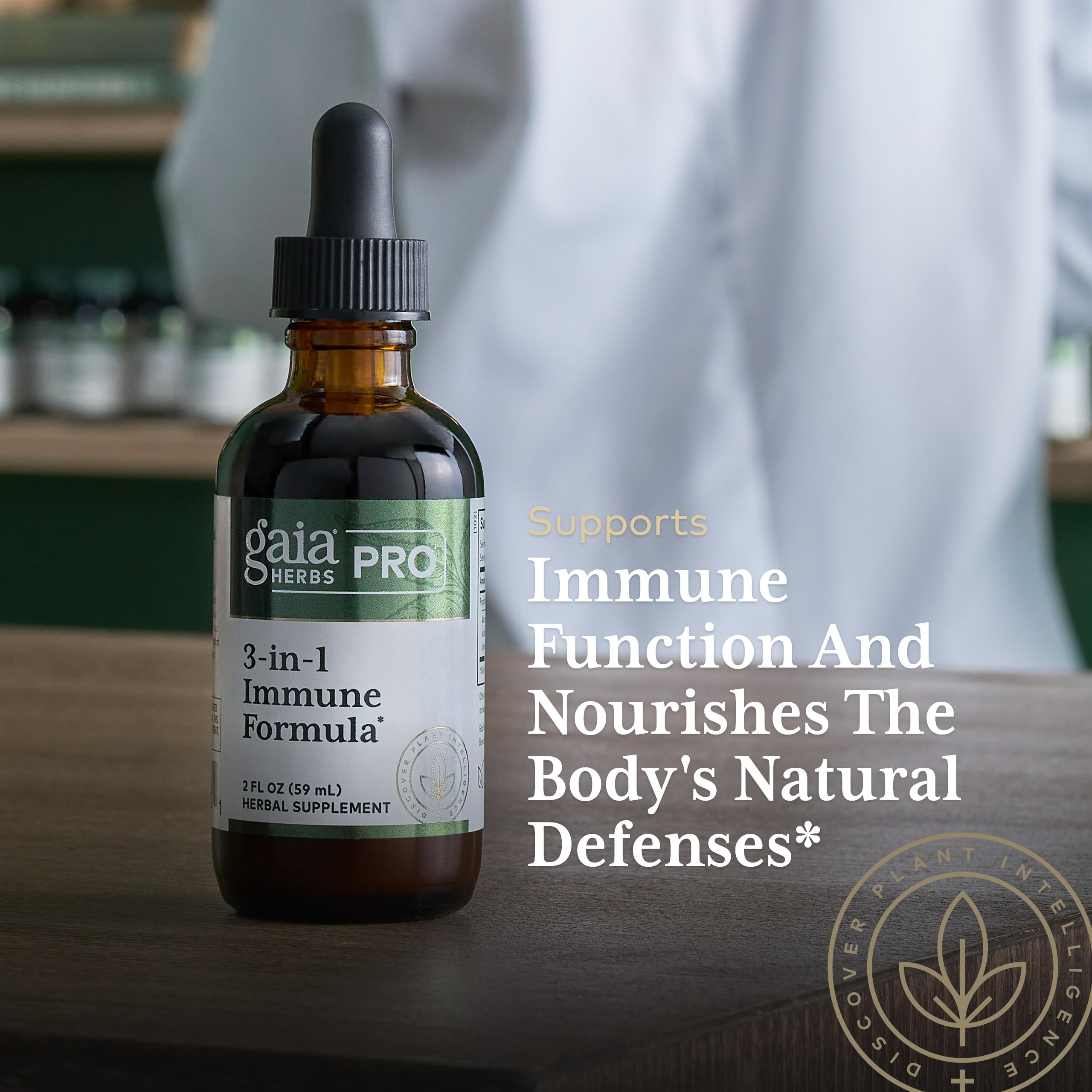 Gaia Herbs PRO: contrôle qualité en laboratoire, fiabilité et constance.