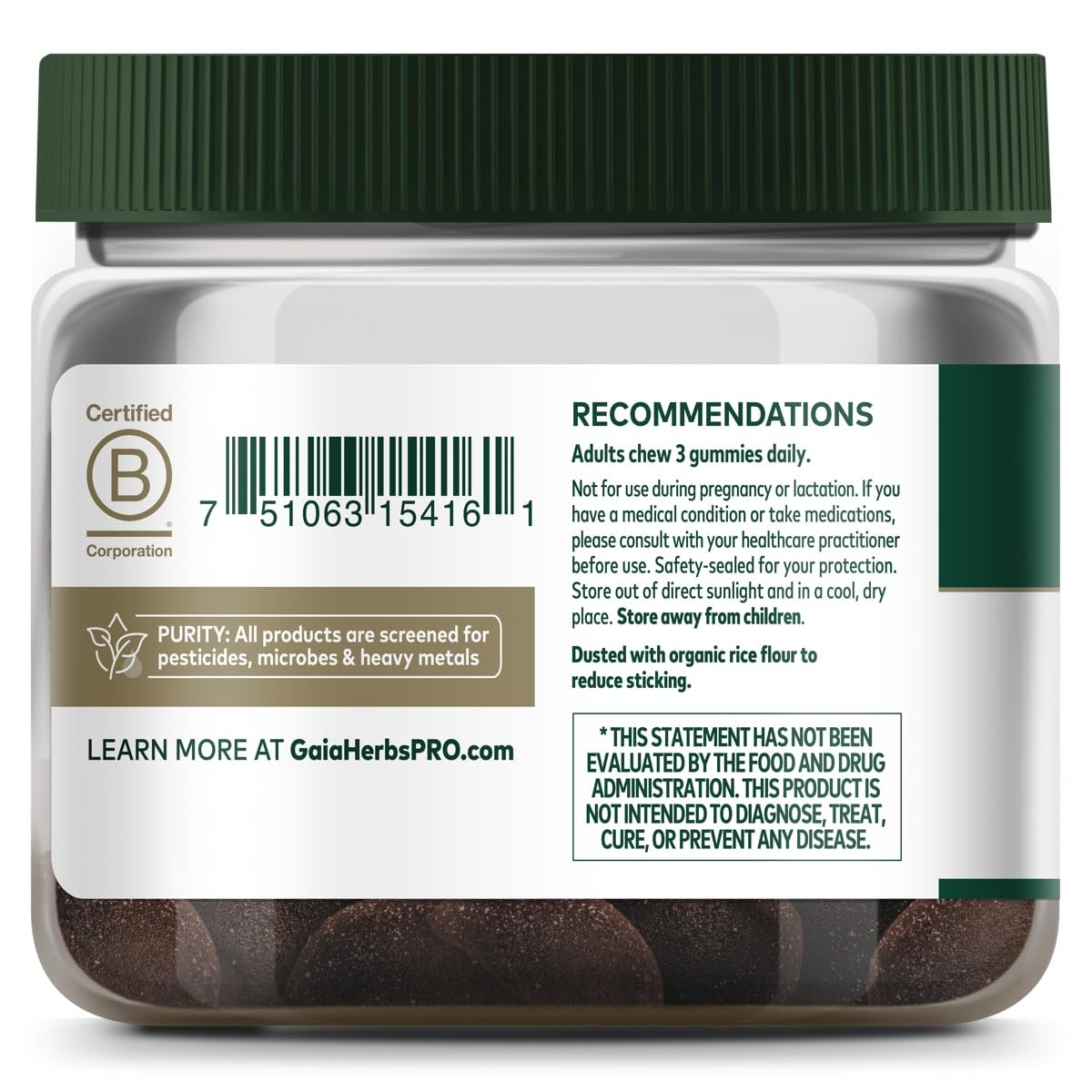 Gommes Gaia Herbs PRO Crinière de Lion en cadre familial, idéale en routine quotidienne.