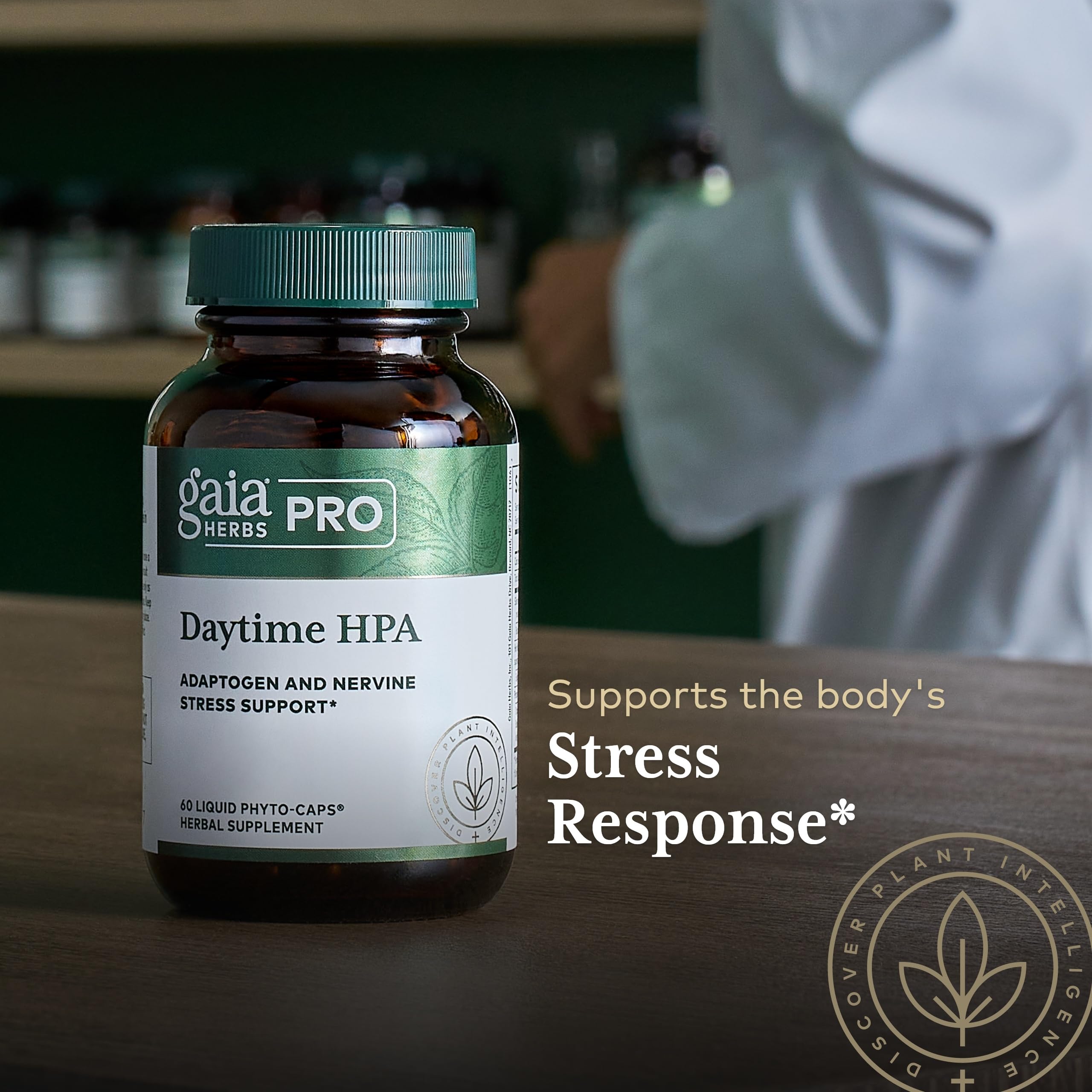 GAIA HERBS PRO HPA Diurne : rhodiola et schisandra en formulation végétale pour le bien-être quotidien.