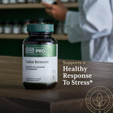 Gaia Herbs PRO Calm Restore : emballage contenant 60 capsules pour une utilisation pratique.