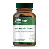 GAIA HERBS PRO Focus — Bouteille avec capsules phyto-liquides et concentration potentielle