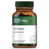 Gaia Herbs PRO GI Stress – bouteille de capsules liquides, soutien digestif lors du stress.