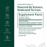 Gaia Herbs PRO Glutathione 500 - étiquette visible sur la bouteille, informations claires.
