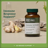 Gaia Herbs PRO Immune Activator – étiquetage clair met en valeur les ingrédients clés.