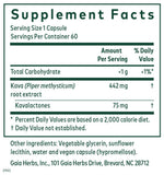 GAIA HERBS PRO Kava 75 – capsules phyto pour un moment de détente.