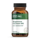 Gaia Herbs PRO Magnesium Glycinate 400 mg – bouteille pratique pour la détente occasionnelle.