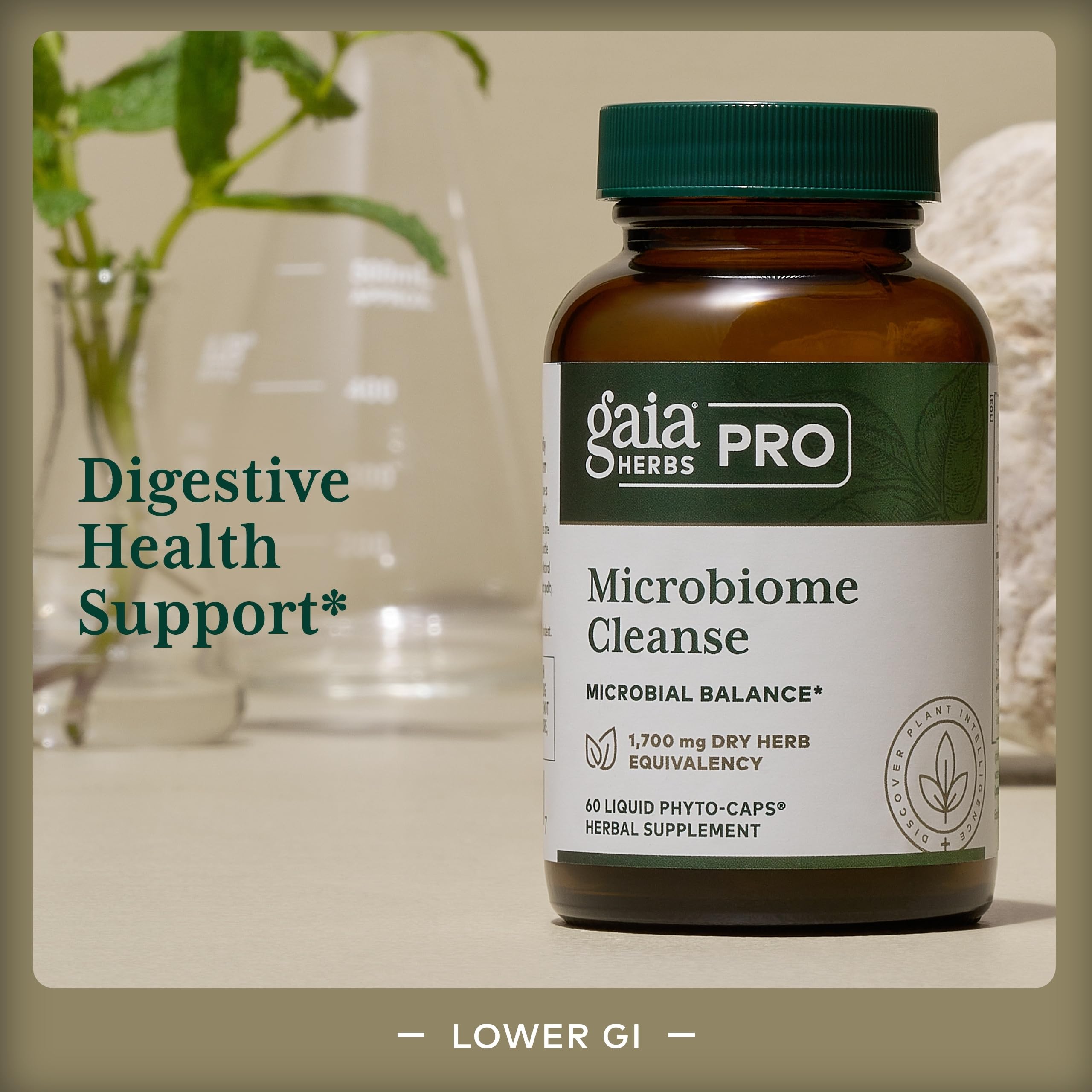 gaia-herbs-pro menthe-feuille-huile-essentielle, sensation rafraîchissante et soutien digestif.