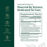 Étiquette Gaia Herbs PRO Prostate Formula montrant les ingrédients et l’usage potentiel.
