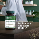 Gaia Herbs PRO Reishi champignon label certifie: contrôle qualité et transparence.