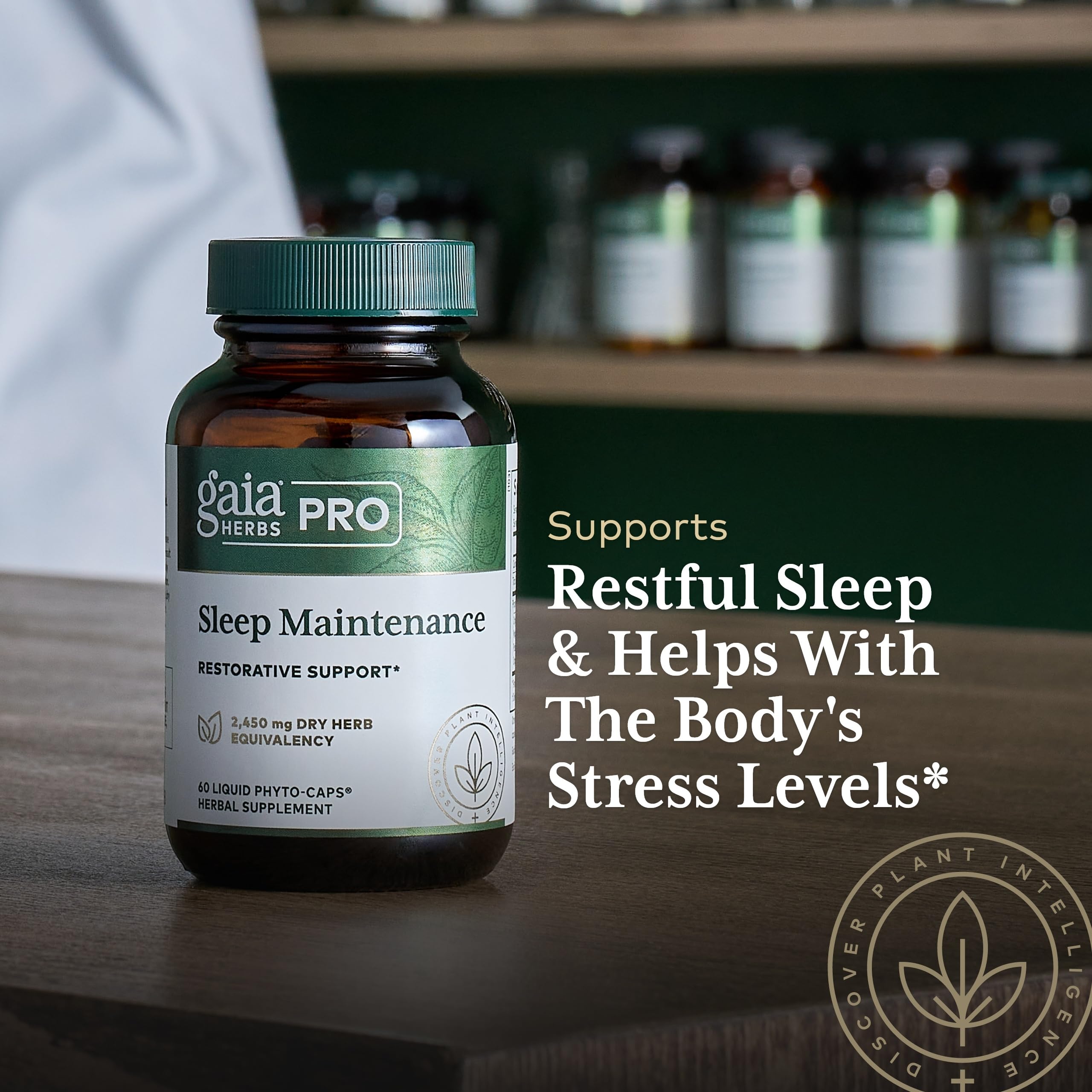 Gaia Herbs PRO Sommeil Maintien — écorce de Magnolia pour favoriser la relaxation.