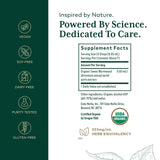 Gaia Herbs Pro Sweet Wormwood - Etiquette: informations claires sur le dosage et l'origine des plantes.