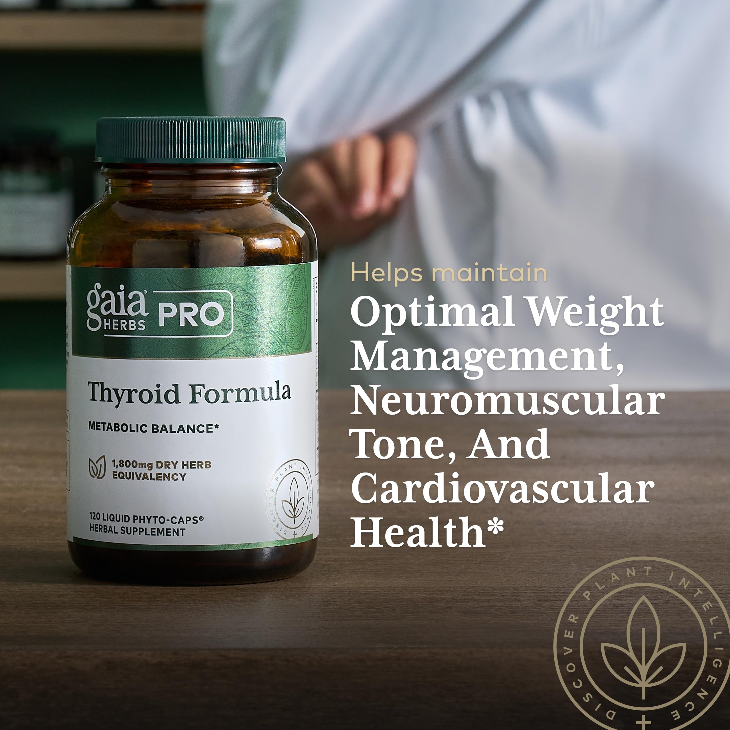 Gaia Herbs PRO Thyroid Formula varech: algue marine pour le métabolisme