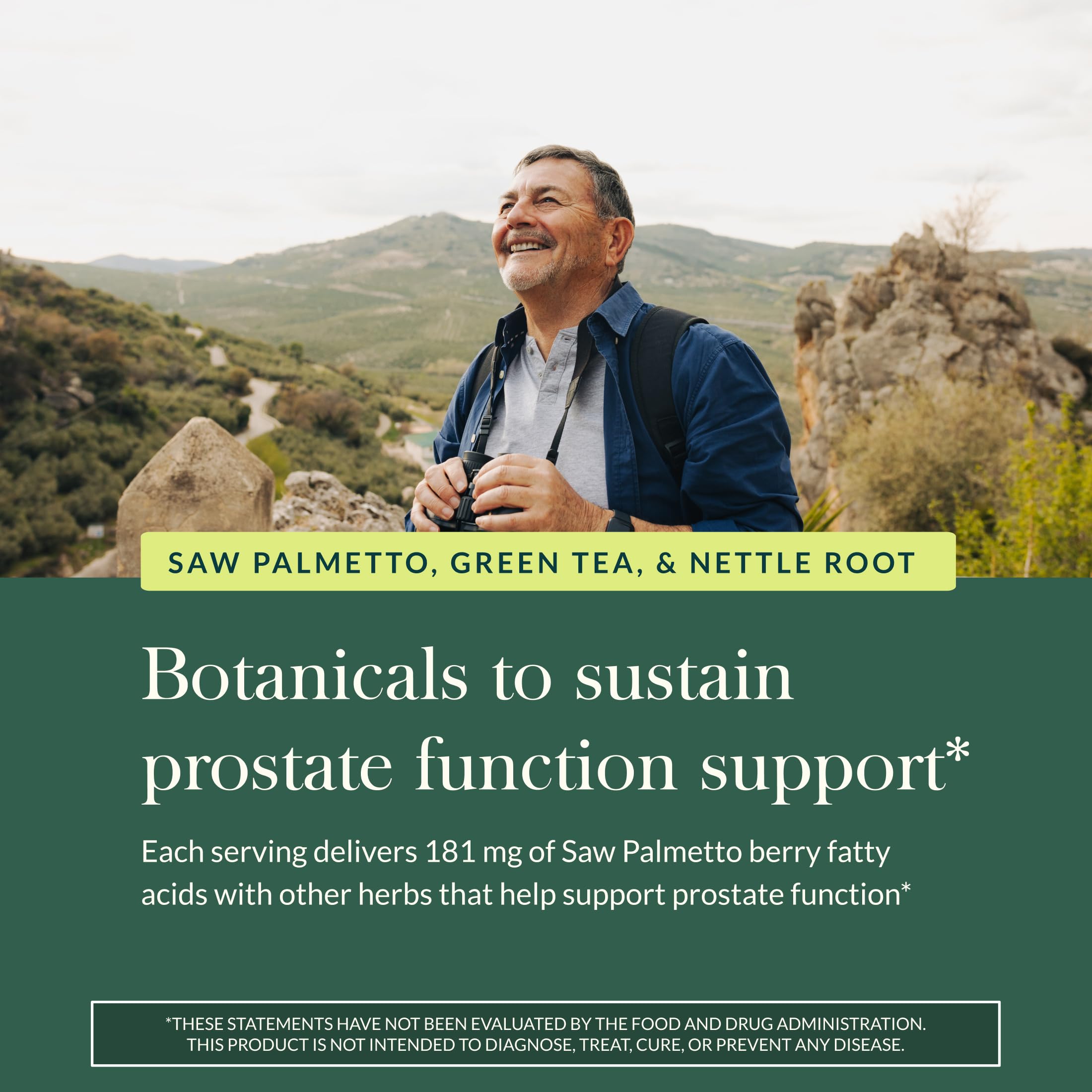 Gaia Herbs Prostate Health — racine d’ortie et extraits végétaux pour l’équilibre