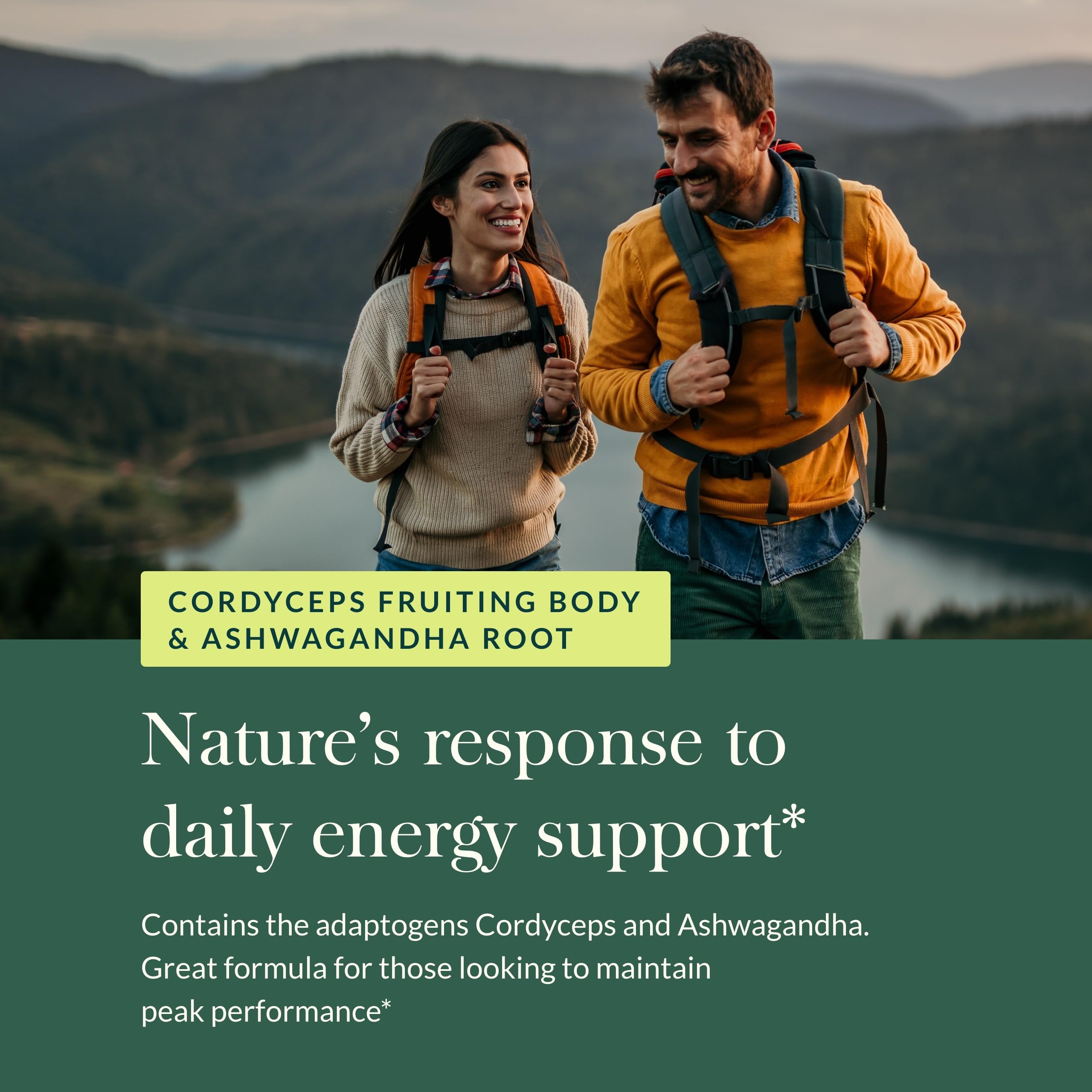 Produit purifié Gaia Herbs, contrôle qualité et fabrication USA