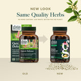 Gaia Herbs Quick Defense andrographis — plante complémentaire du mélange.