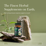 Gaia Herbs Quick Defense: gelules vegan prêtes à l'emploi pour un soutien quotidien.