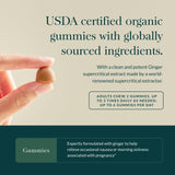 Gaia Herbs Gommes Nausée – sans édulcorants artificiels et sans OGM.