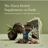 Gaia Herbs SleepThru — Étiquette du produit indiquant une formule naturelle