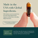 Gaia Herbs Sound Sleep — valériane biologique et ingrédients relaxants.