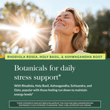 Gaia Herbs Stress Response : basilic sacré favorisant la détente naturelle