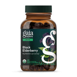 Gaia Herbs Sureau Noir en bouteille—soutien potentiel à l'immunité au quotidien