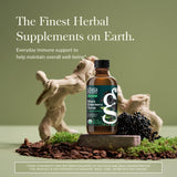 Gaïa Herbs Sureau Noir, verre-dose, dosage pratique pour usage quotidien