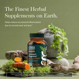 Gaia Herbs capsule close-up highlighting smooth vegan cap for easy swallowing