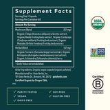Gélules Curcuma et Curcumine Gaia Herbs, arôme chaleureux et utilisation quotidienne