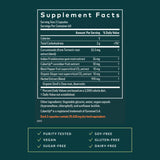 Gaia Herbs Turmeric Supreme Joint Health, etiquette-emballage, informations claires et complètes