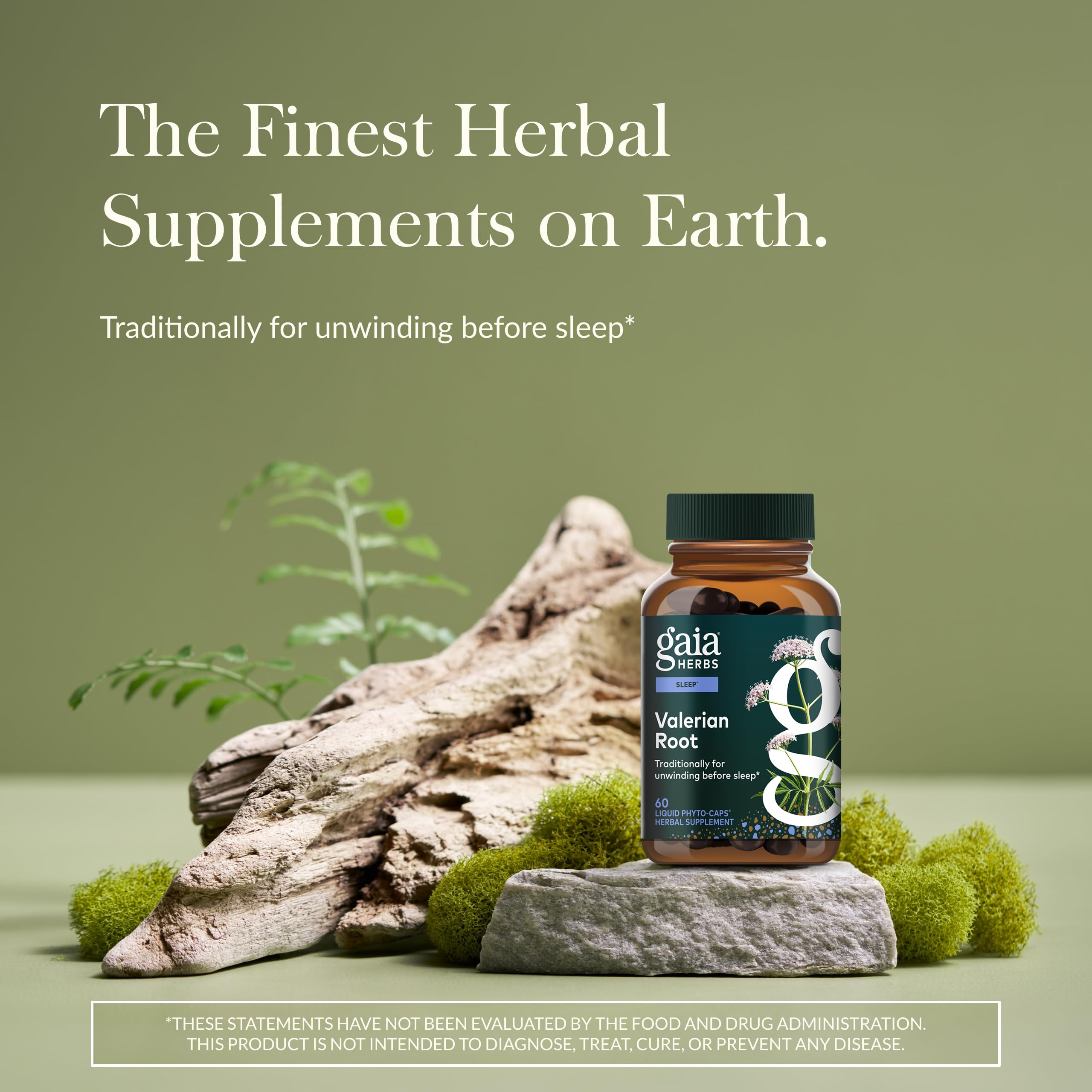 Gaia Herbs Valériane - Capsules liquides: alternative naturelle sans mélatonine ajoutée.