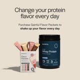 Smoothie protéiné neutre avec Gainful Lean Whey pour le petit-déjeuner.