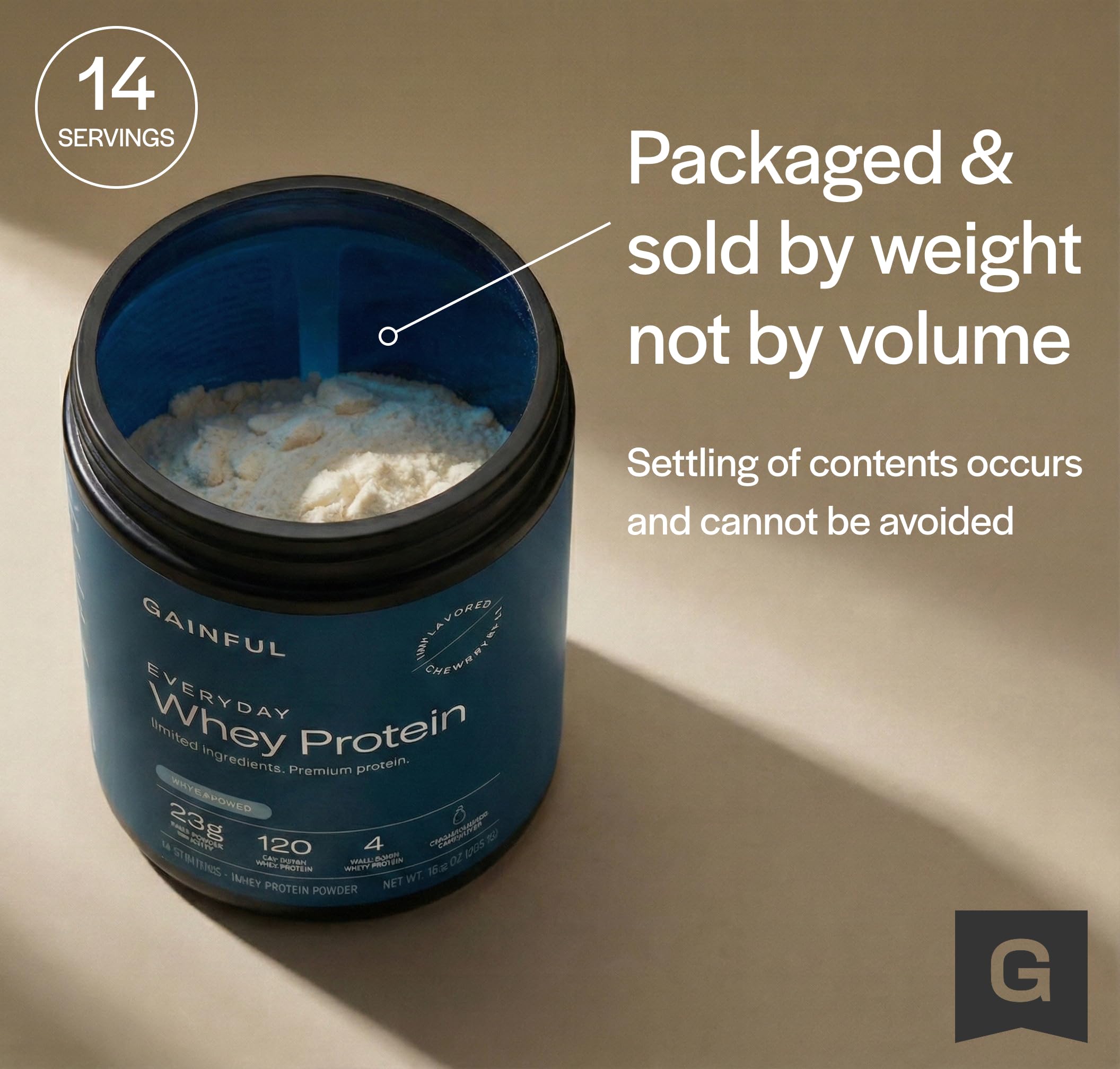 Gainful Poudre Whey Performance poudre protéine prête à l’emploi après l’effort.