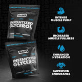 GAINS IN BULK hydratation intramusculaire favorisant endurance et pompes.