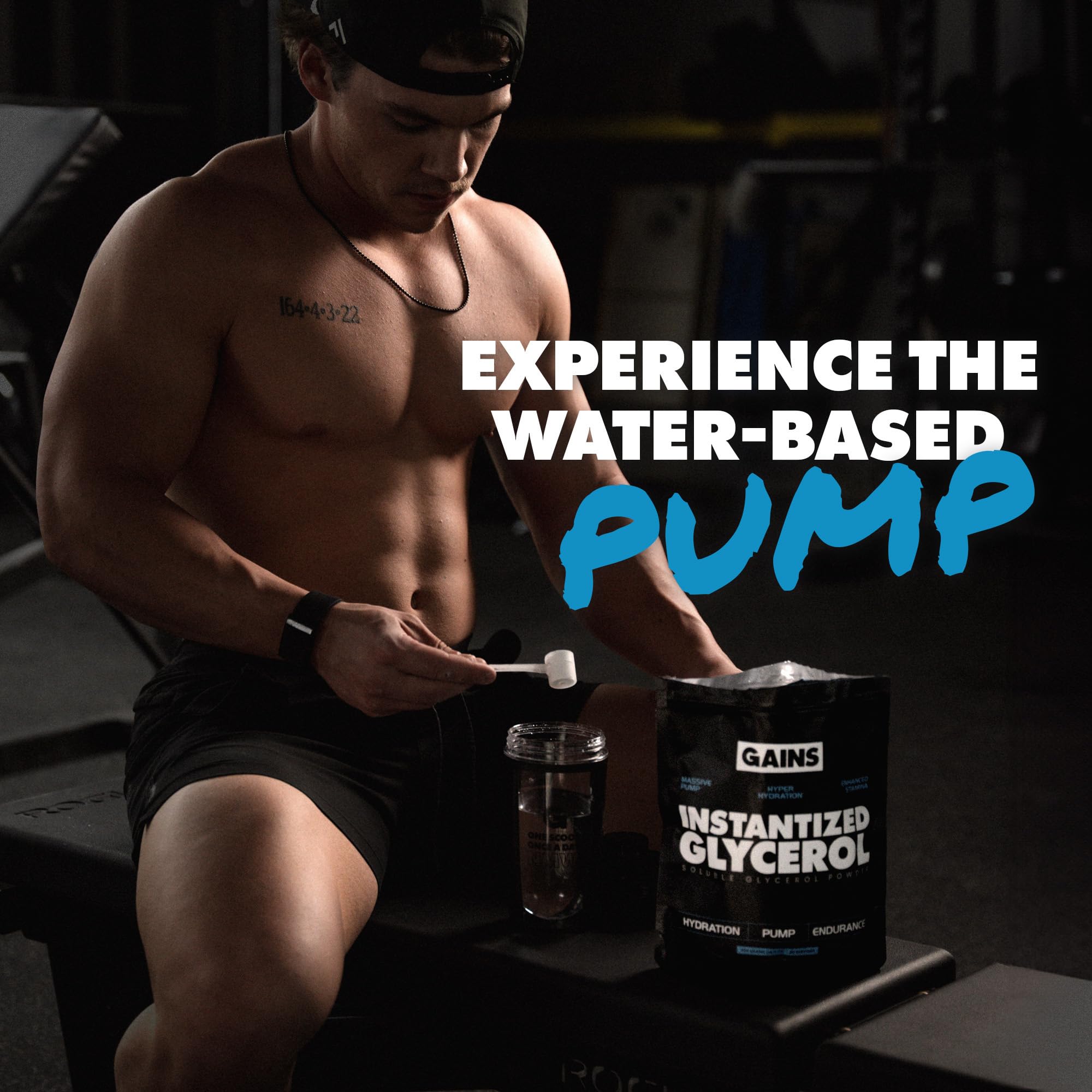 GAINS IN BULK pompe musculaire améliorée grâce à l'hydratation ciblée.