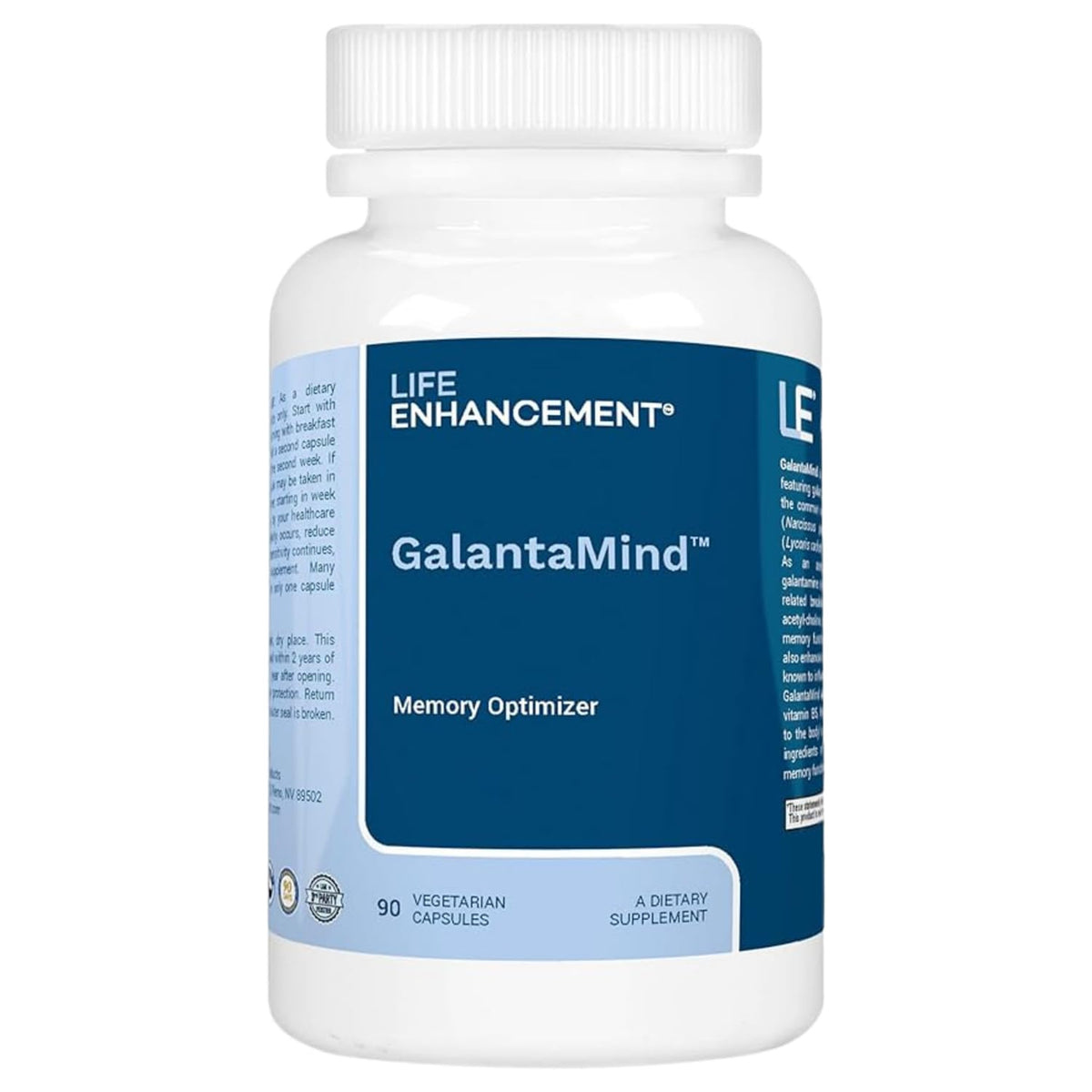 Galantamind capsules sur plan de travail, soutien potentiel à la clarté mentale.