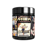 Bouteille Gamersupps GG Schlatt Milk, saveur framboise bleue, énergie sans sucre.