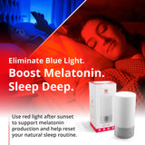 Lampe Revive 670nm dans une chambre d’enfant apaisante.