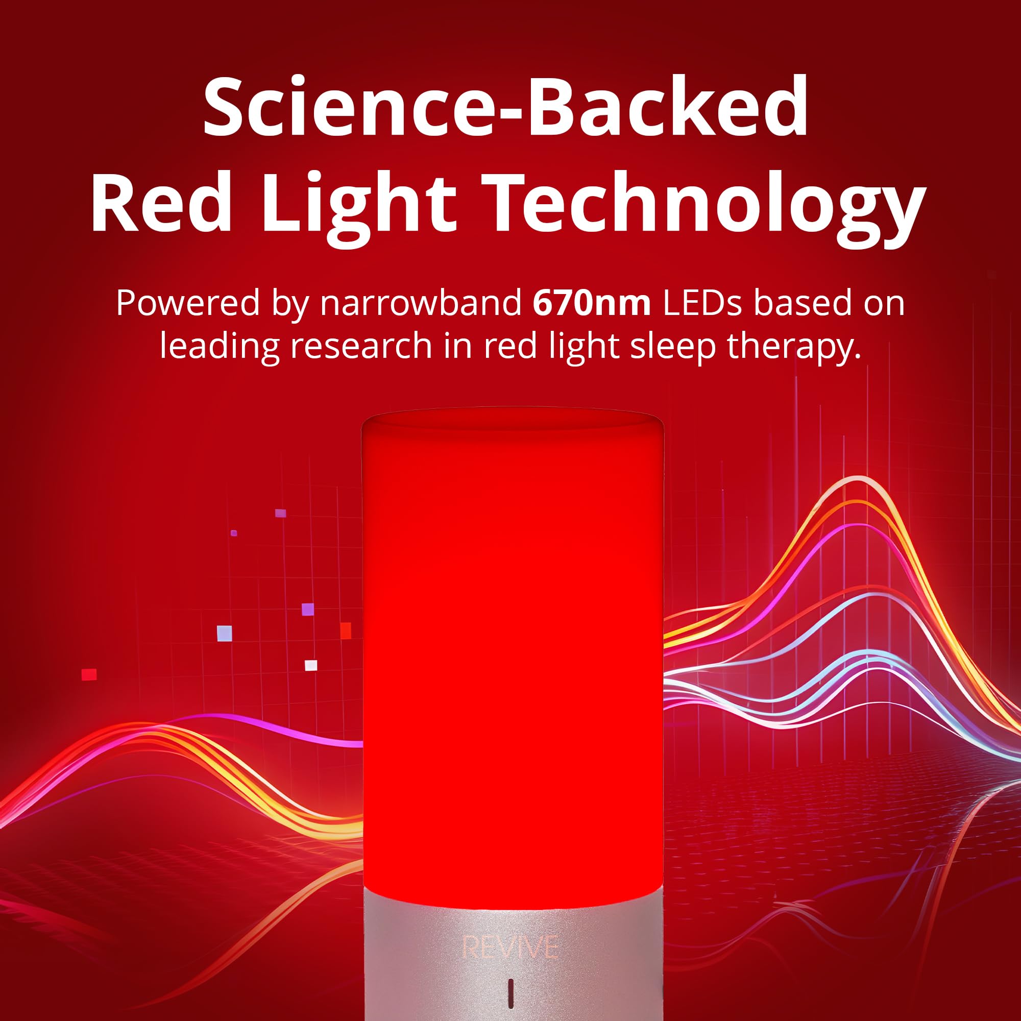 Revive 670nm, design discret et lumière douce.