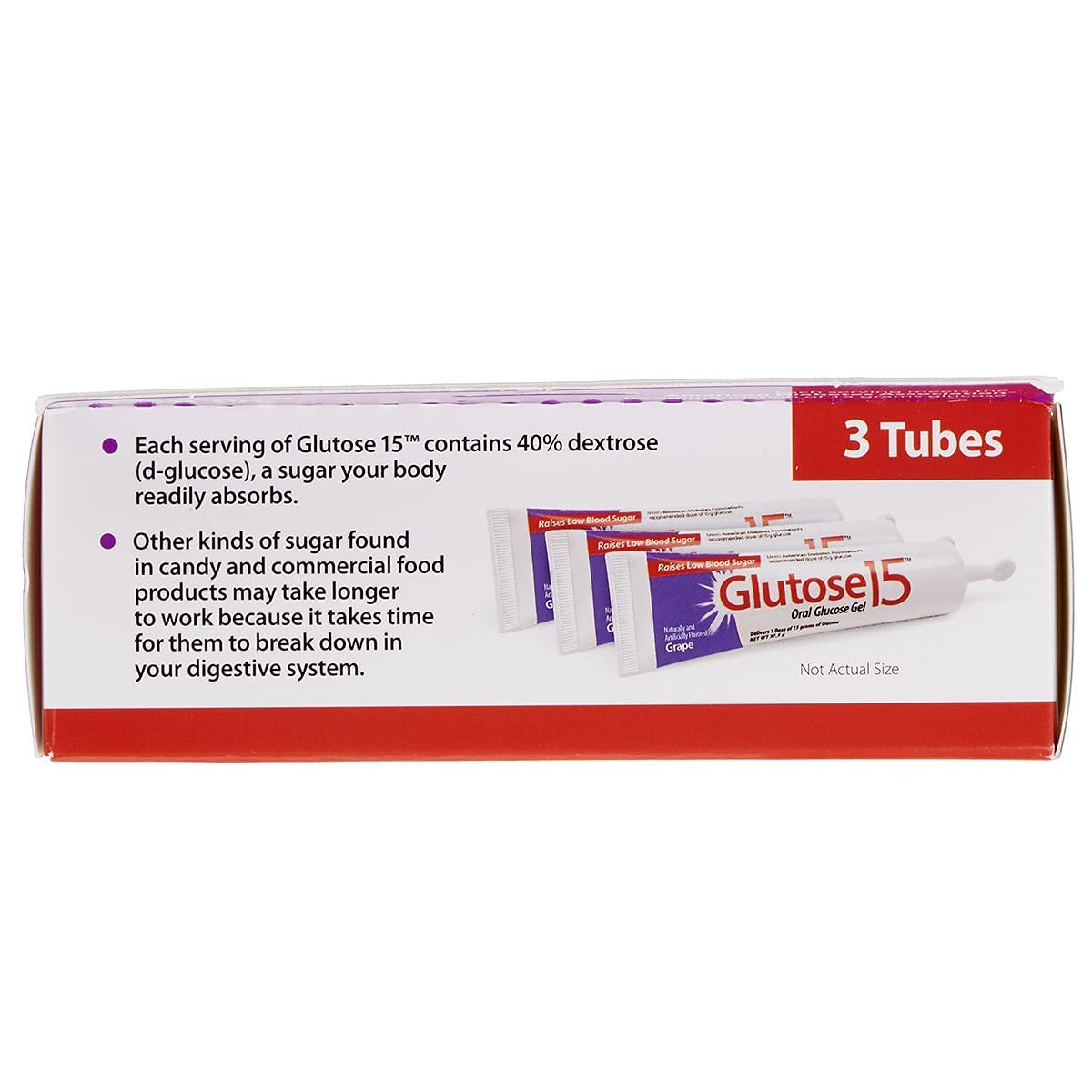 GAMENOTE GLUTOSE 15 Gel, goût raisin et format de tubes